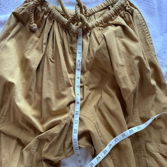 Free People Kahlani Harem Pull On Pants in Harvest Gold EUC - Picture 6 of 7